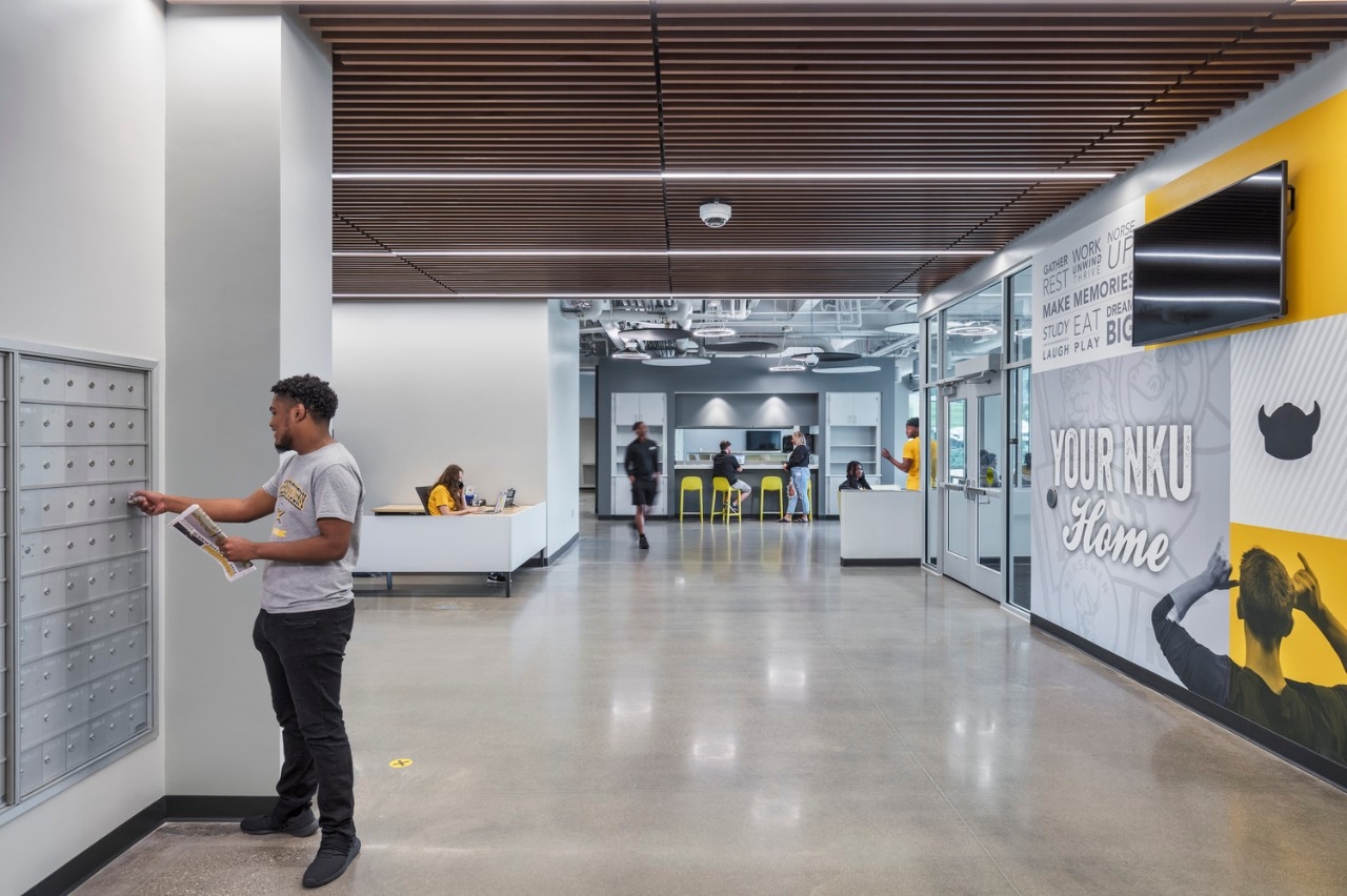 Main lobby of New Residence Hall