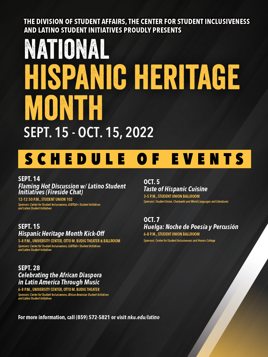 Hispanic Heritage Month Poster