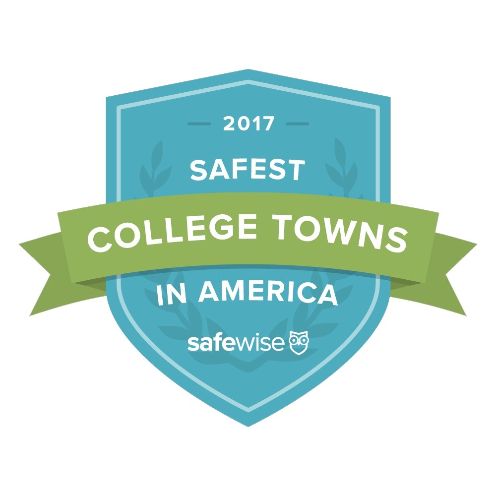 2017 safest college towns in America, safewise