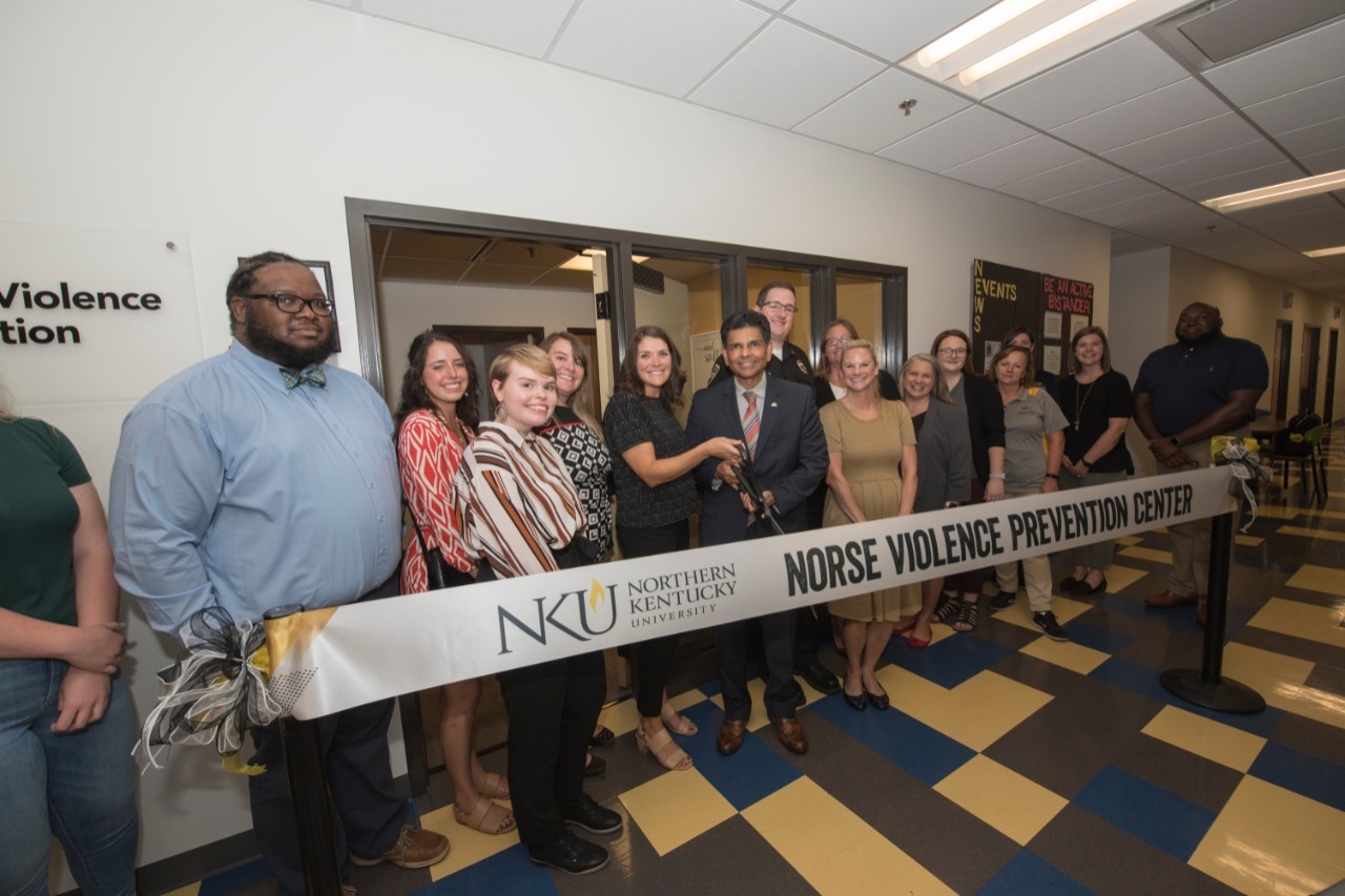 CCRT members at the Norse Violence Prevention Center Ribbon Cutting