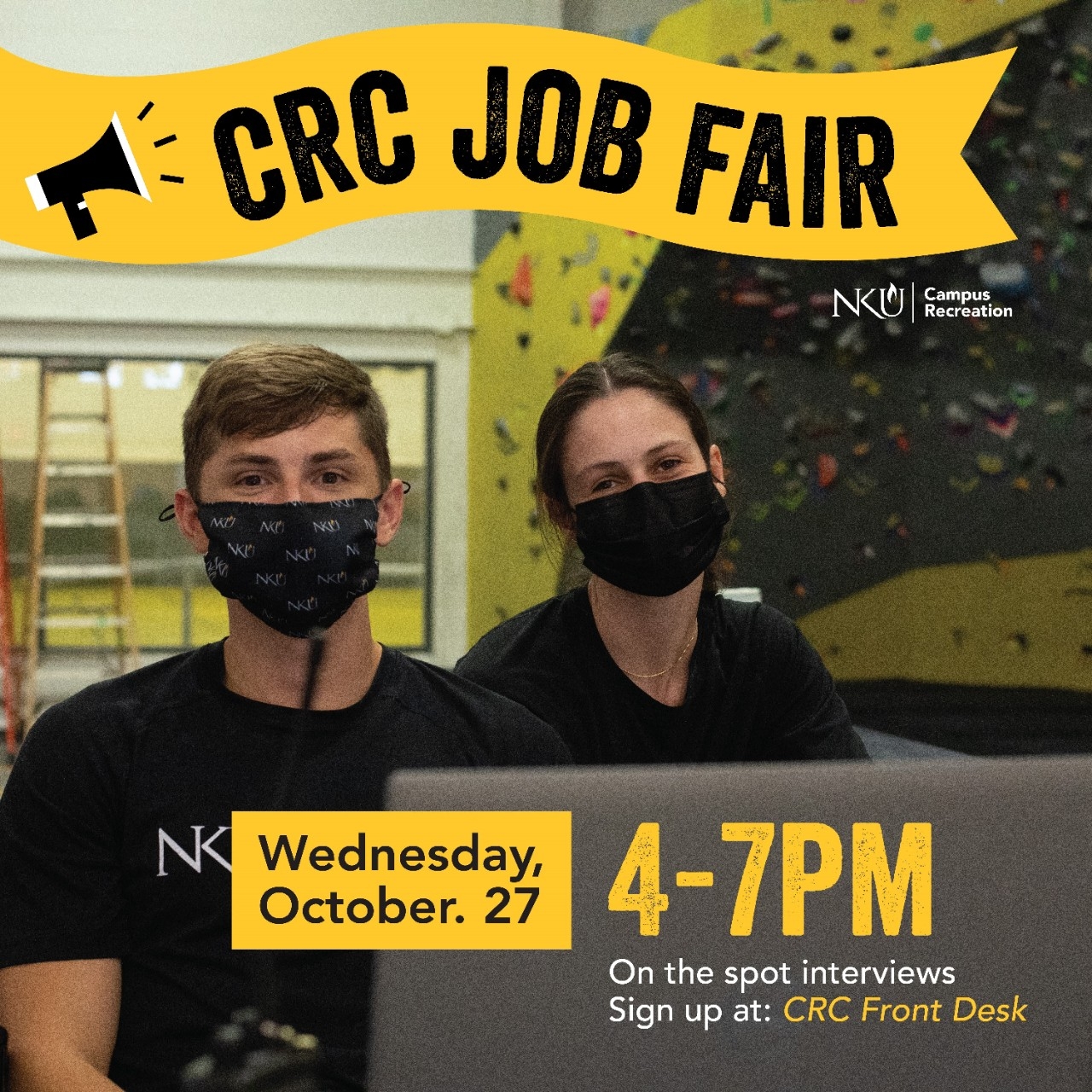 Campus Rec Job Fair flyer