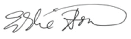 Signature of Dr. Eddie Howard, Vice President for Student Affairs