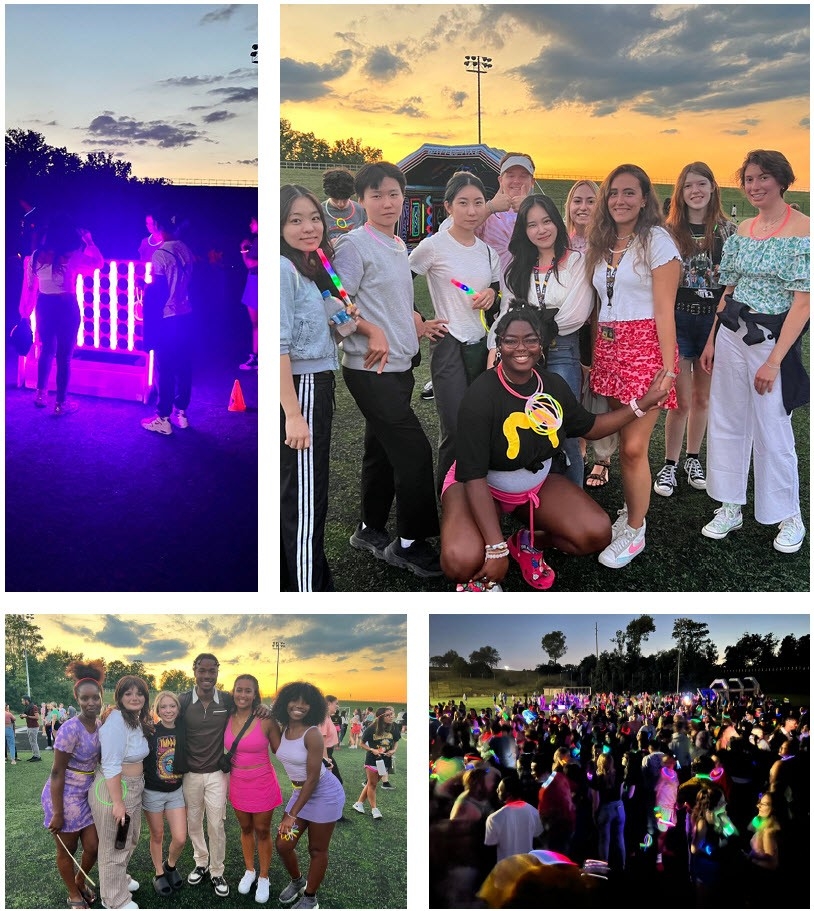 Photo Collage from Glow Party