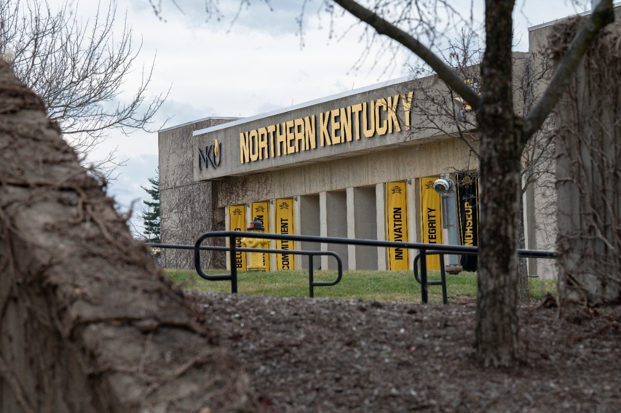 A building with the words Northern Kentucky on it