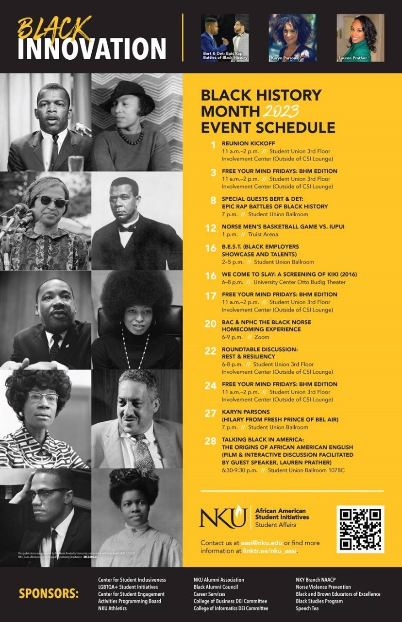 Black History Month 2023: Black Innovation Event Schedule