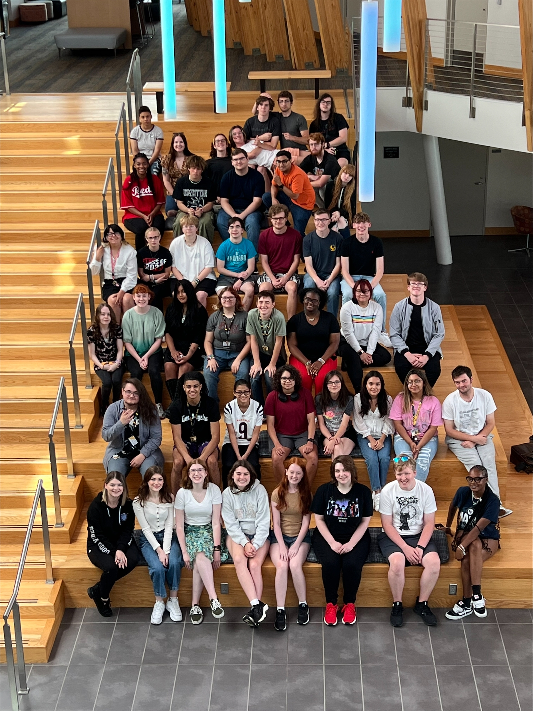 Group of Summer Spark students