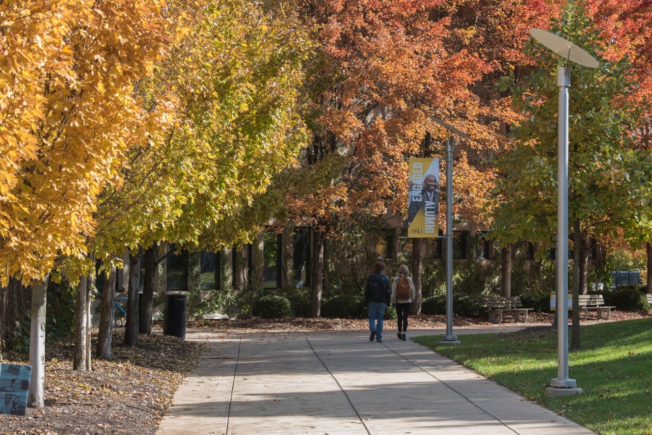 NKU campus in the fall