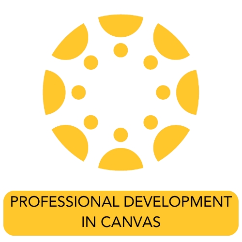 Button for Canvas Self-enroll professional development course