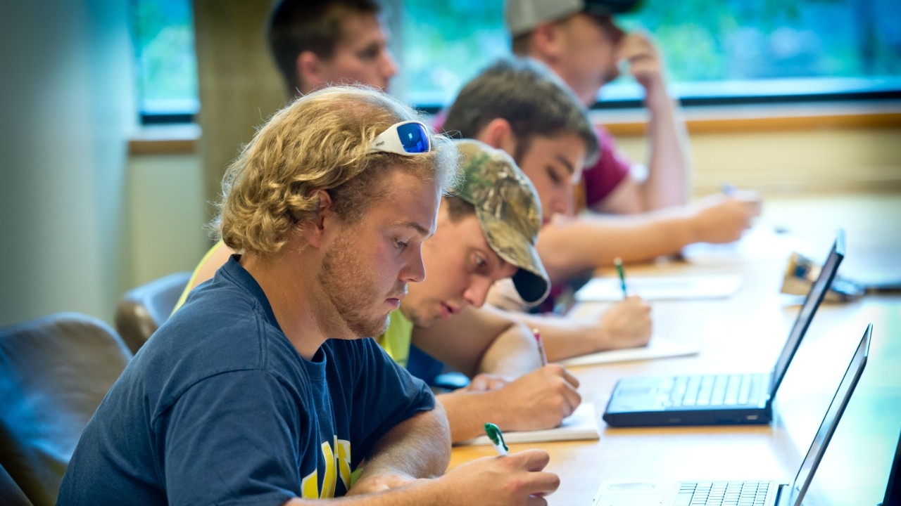Students in a classroom setting