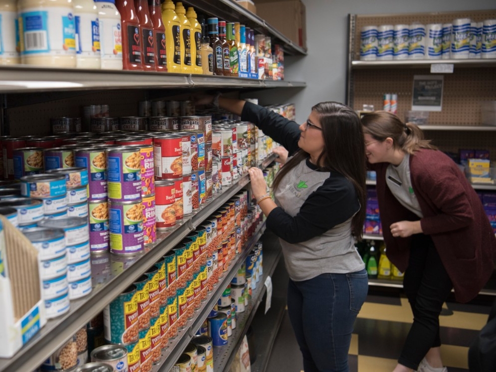 Pantry shelving at Fuel NKU