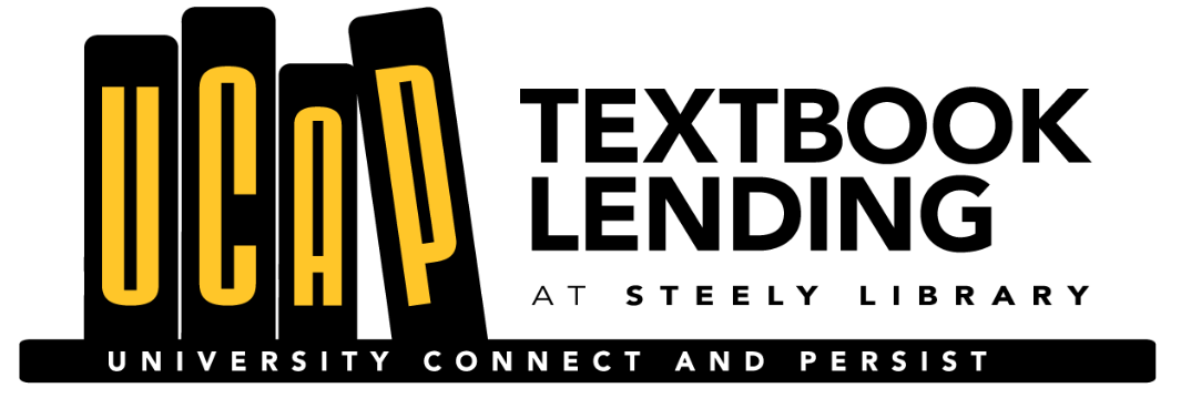 Logo for UCAP Textbook Lending @ Steely Library
