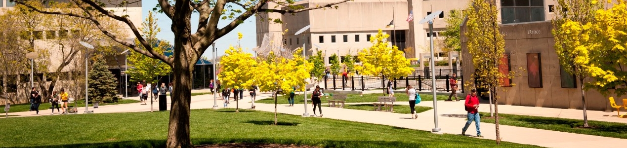 Students on NKU campus