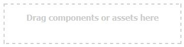 Drag components or assets here.