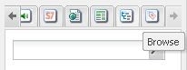 Tabs from the Content Finder with the Browse tab highlighted