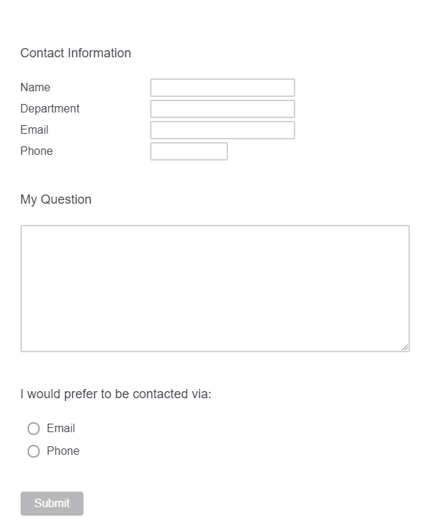 Qualtrics Form Image
