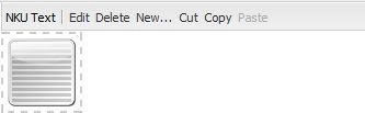 NKU Text Component