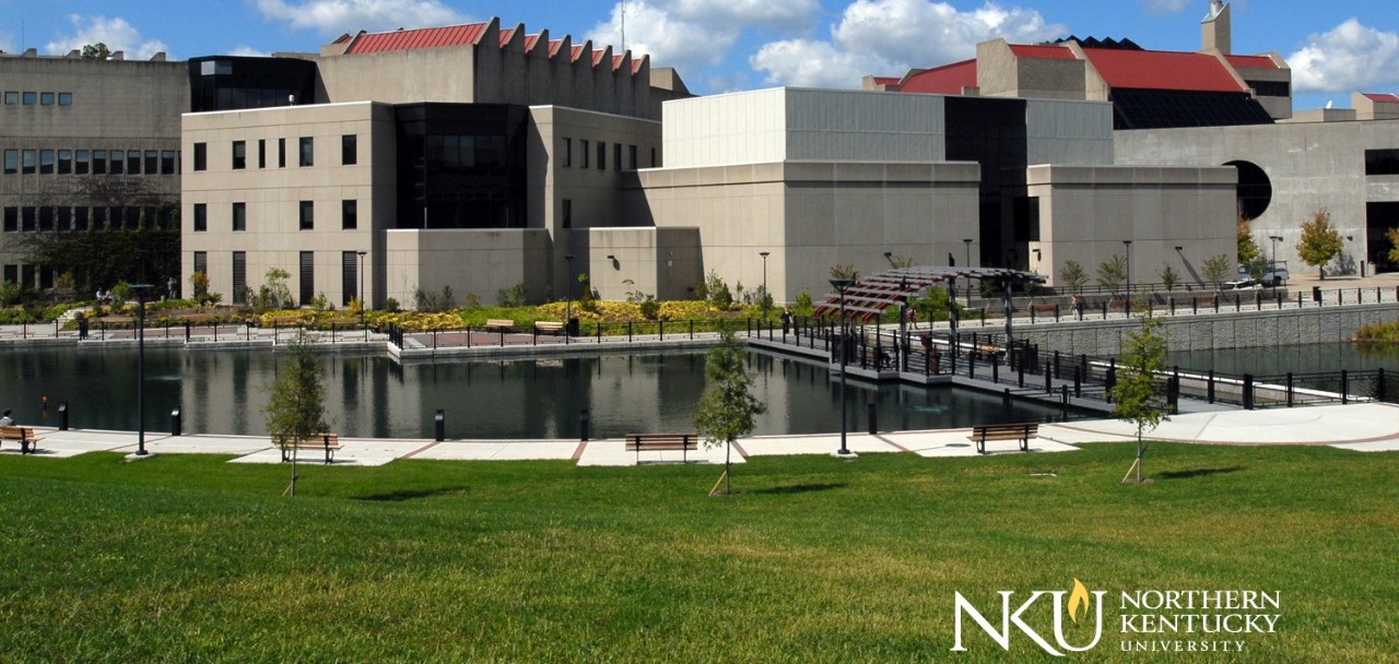 Outside of campus book store and NKU Student union