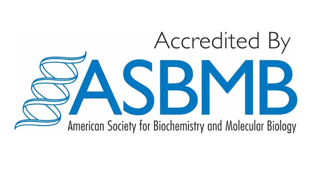 Accredited by ASBMB 