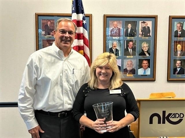 Lisa Cooper with NKY Community Award